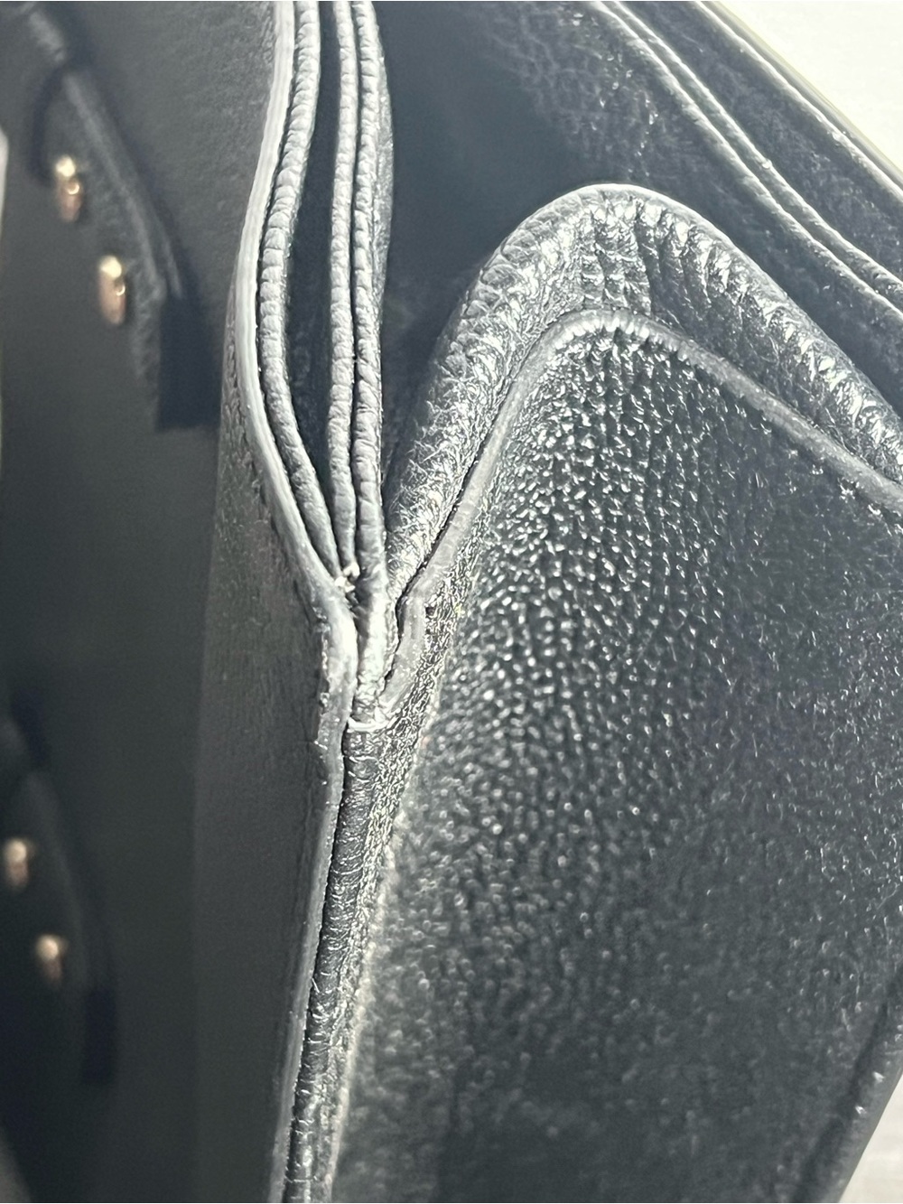 kate spade black pebbled leather crossbody satchel - Picture 10 of 12